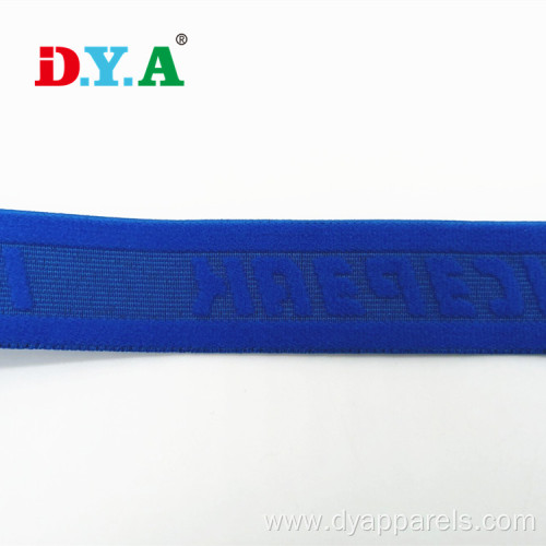 Custom Embossed Jacquard Woven Elastic band For Underwear